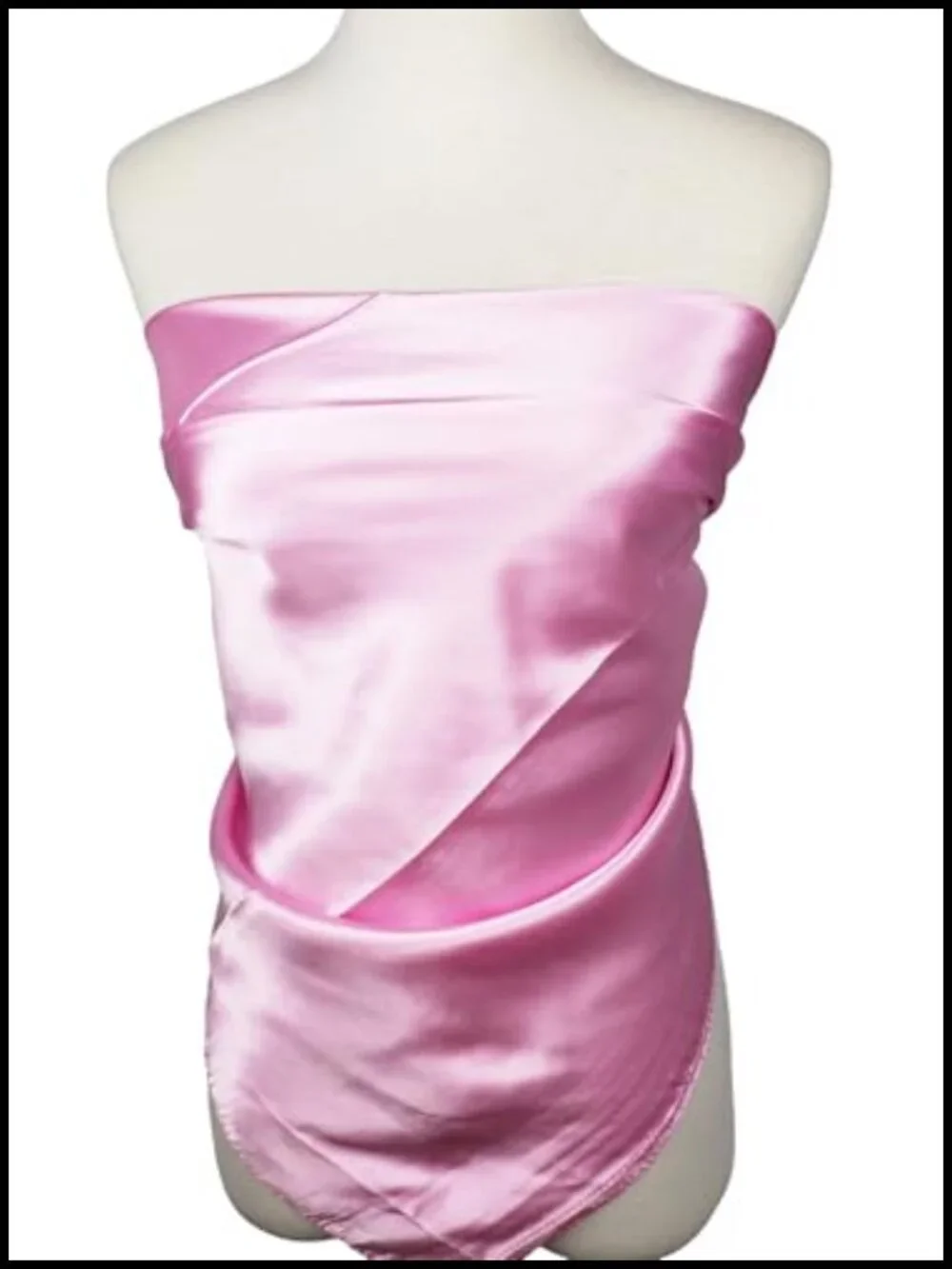Satin Head Scarf 35x35 in Square Wrap for Women